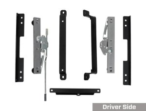 Kawasaki Teryx KRX 1000 Special Edition Seat Mount Kit - Driver and Passenger Side - PRP Seats - Mount Hardware with Sliders - OnyxCoated - `21-`22